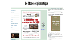 Desktop Screenshot of lemondediplomatique.cl