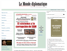 Tablet Screenshot of lemondediplomatique.cl